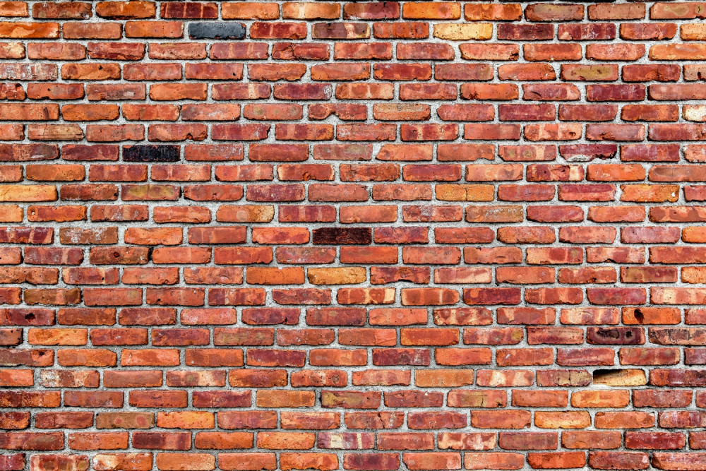 Fototapeta starożytny mur z cegły