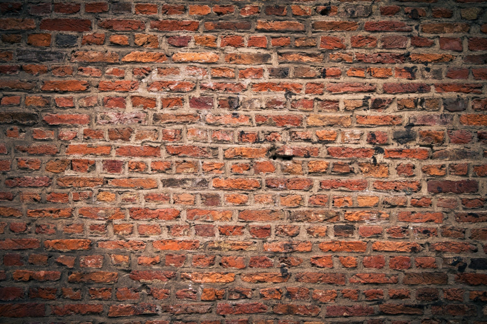 Fototapeta stary mur z czerwonej cegły
