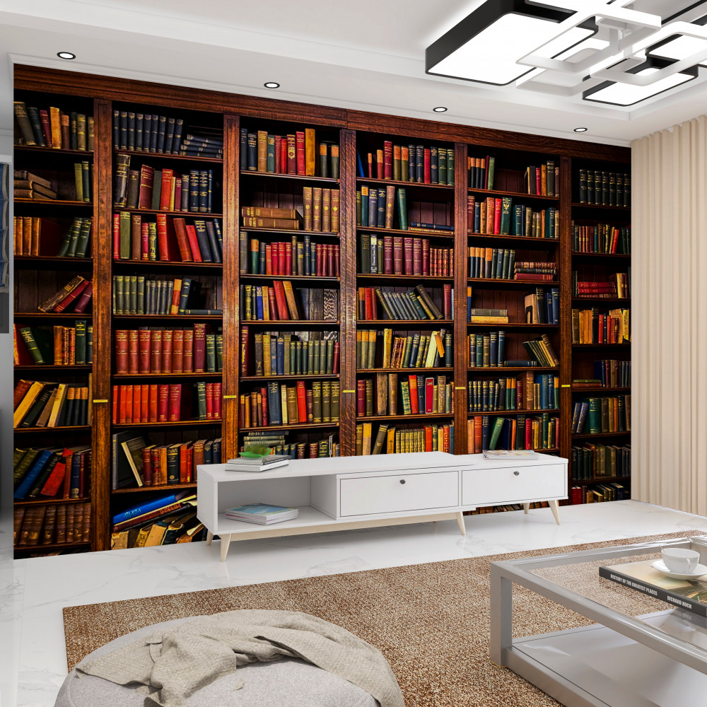 Fototapeta zarezerwuj dużą bibliotekę