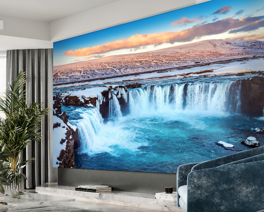 Fototapeta Magiczny wodospad Godafoss