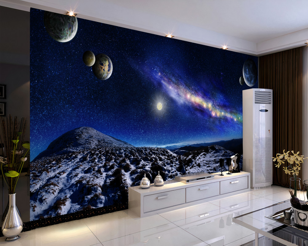 Fototapeta przestrzeń kosmiczna z planetami