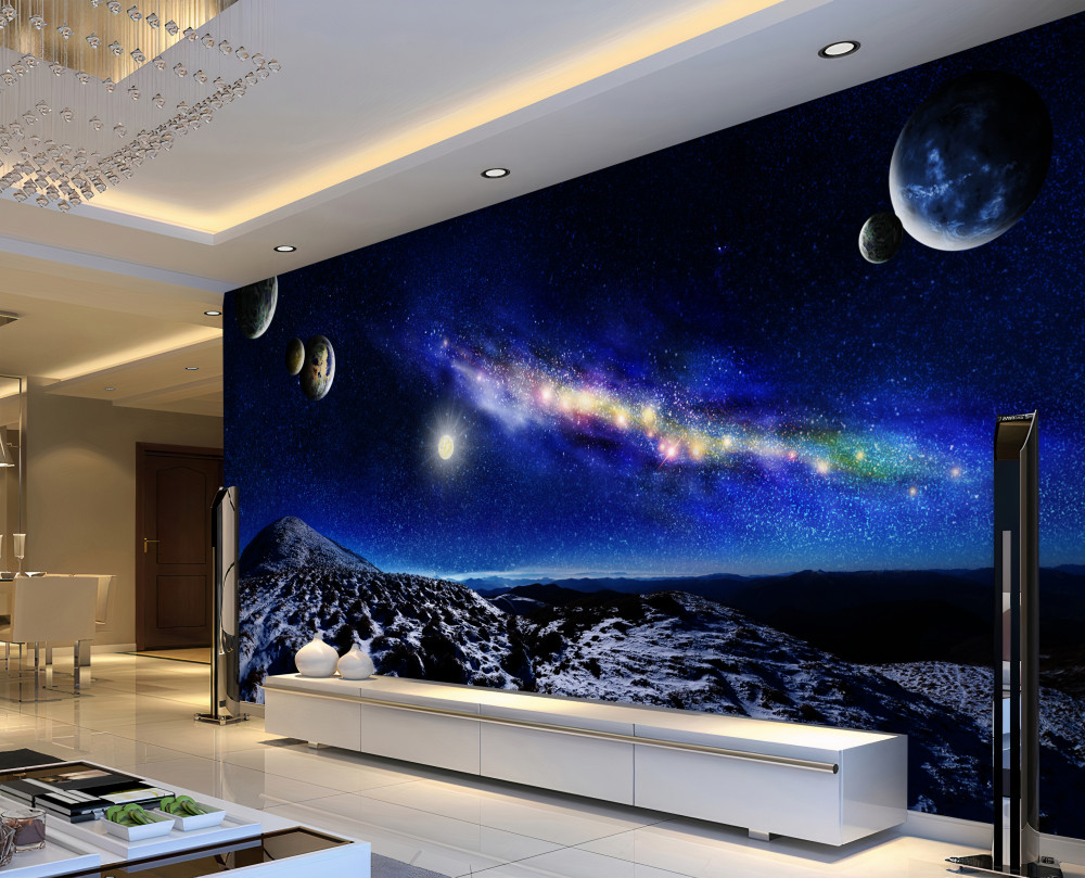 Fototapeta przestrzeń kosmiczna z planetami
