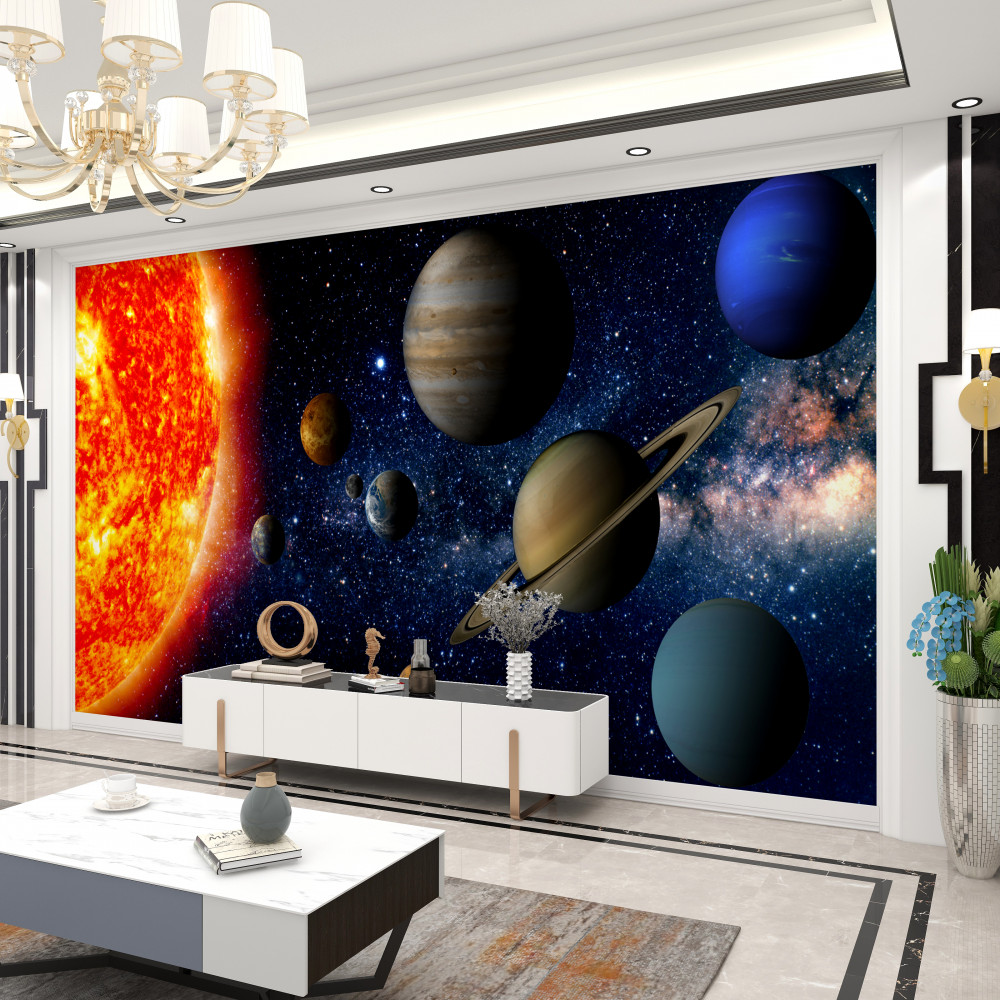 Fototapeta związek między planetami a Słońcem