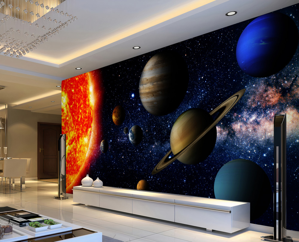 Fototapeta związek między planetami a Słońcem