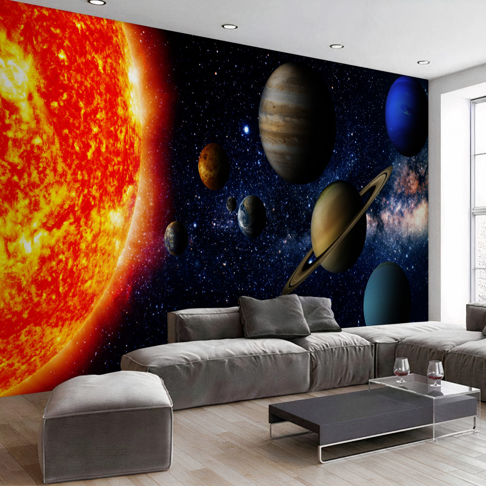 Fototapeta związek między planetami a Słońcem