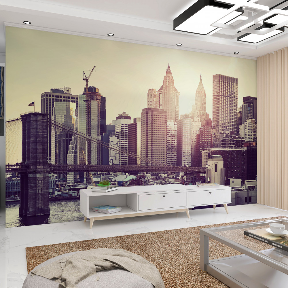 Fototapeta malowniczy widok na Manhattan