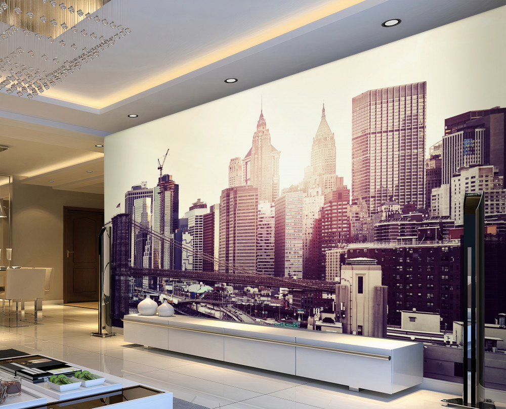 Fototapeta malowniczy widok na Manhattan