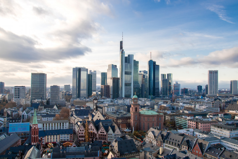 Fototapeta widok na Frankfurt