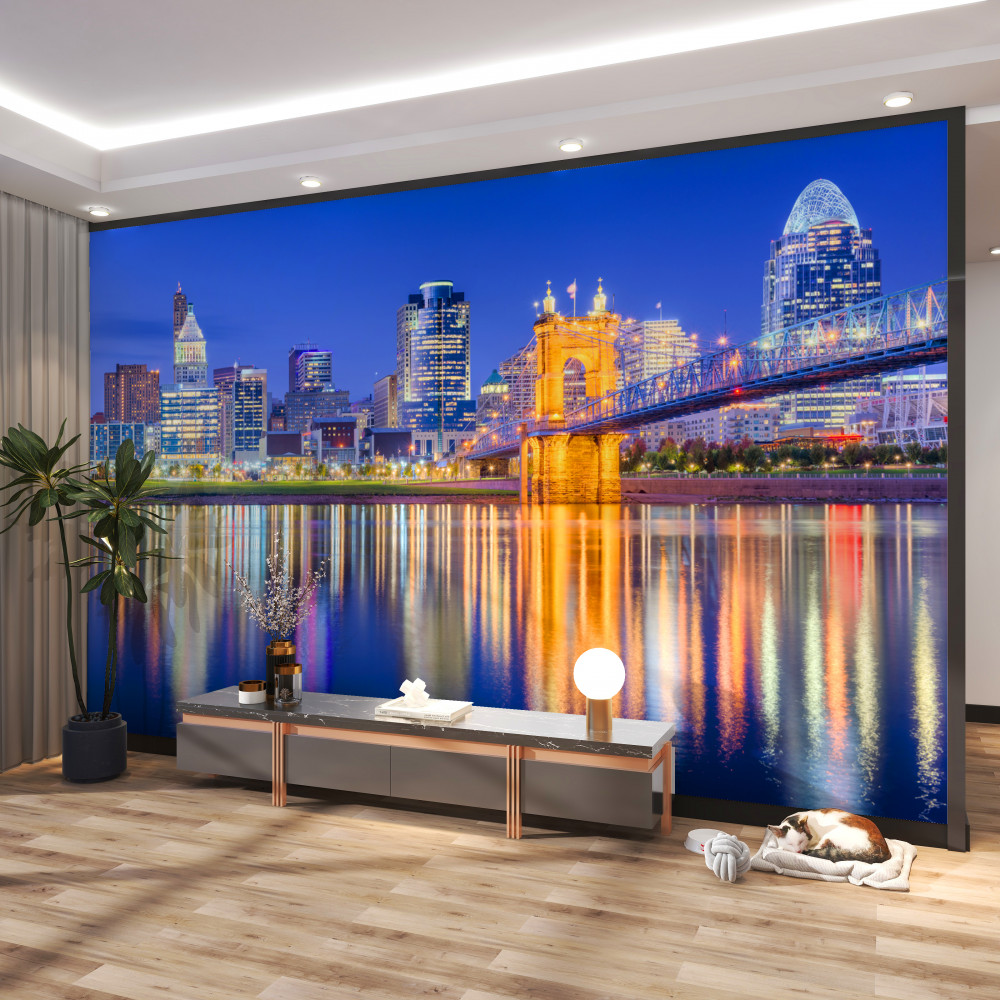 Fototapeta nocne miasto Cincinnati