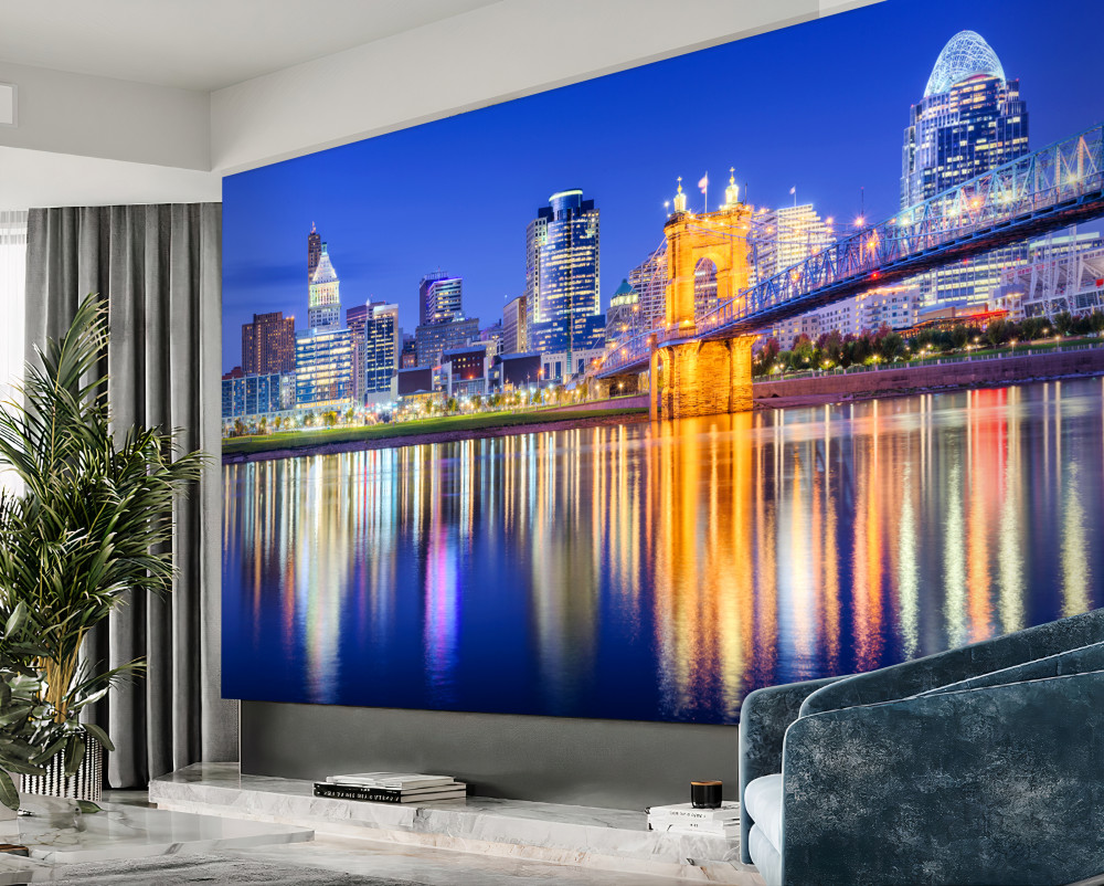 Fototapeta nocne miasto Cincinnati