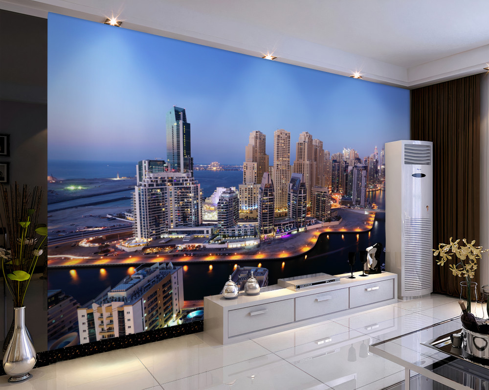 Fototapeta zmierzch nad Dubajem