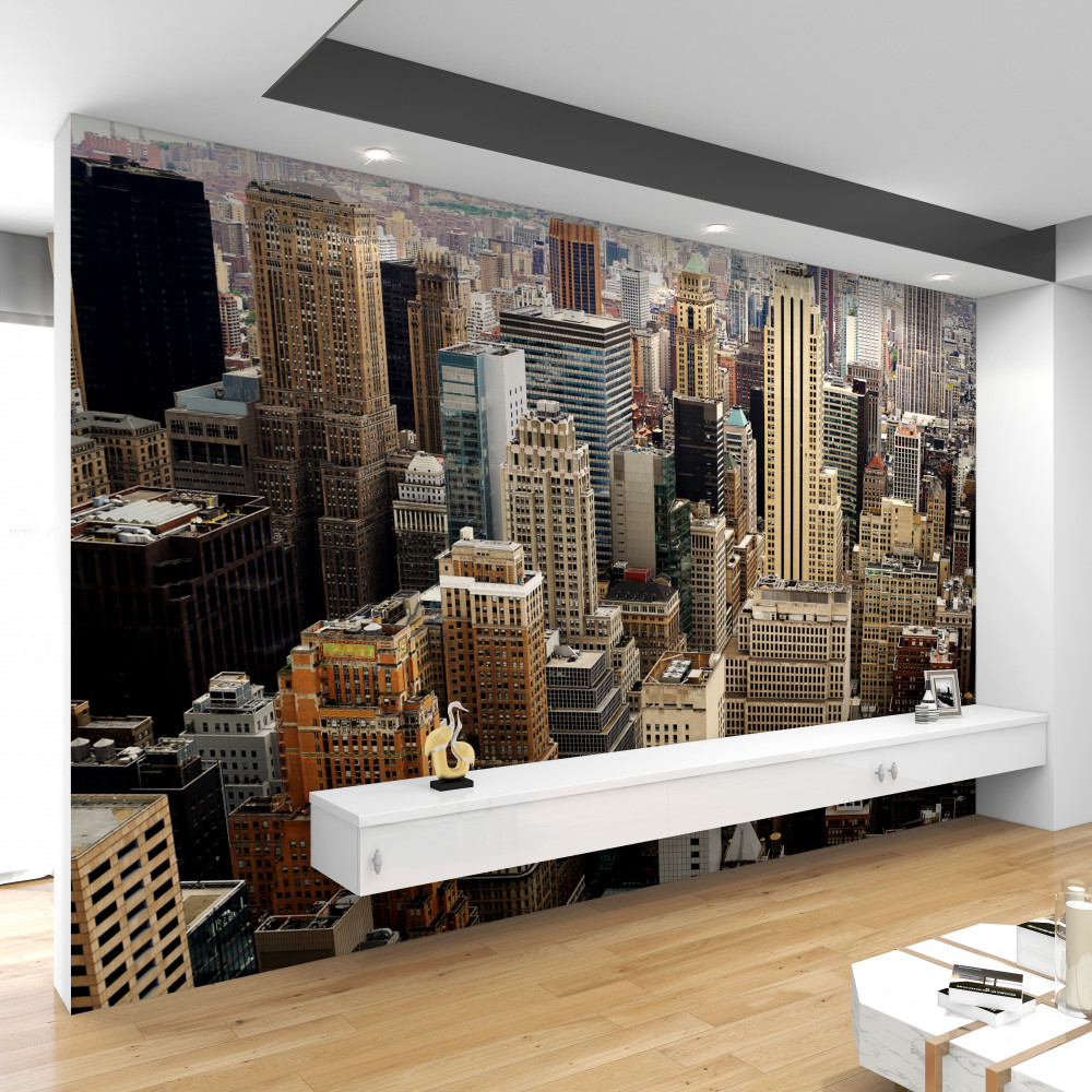 Fototapeta architektura wielkiego miasta z góry