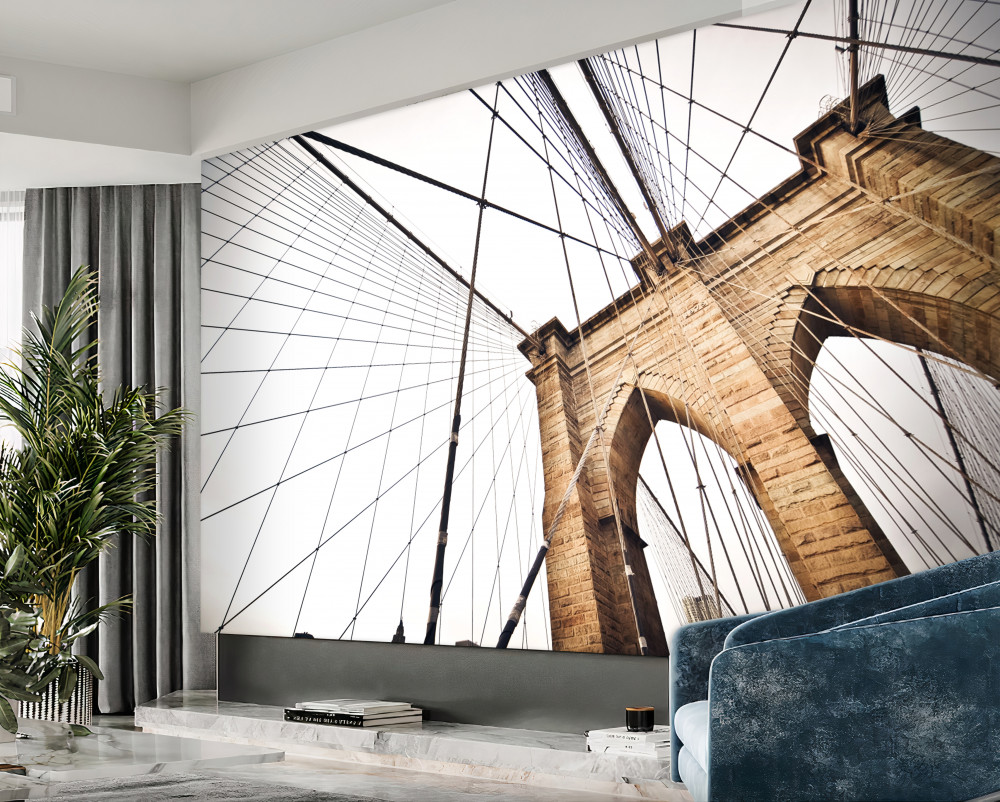 Fototapeta Architektura Mostu Brooklyńskiego