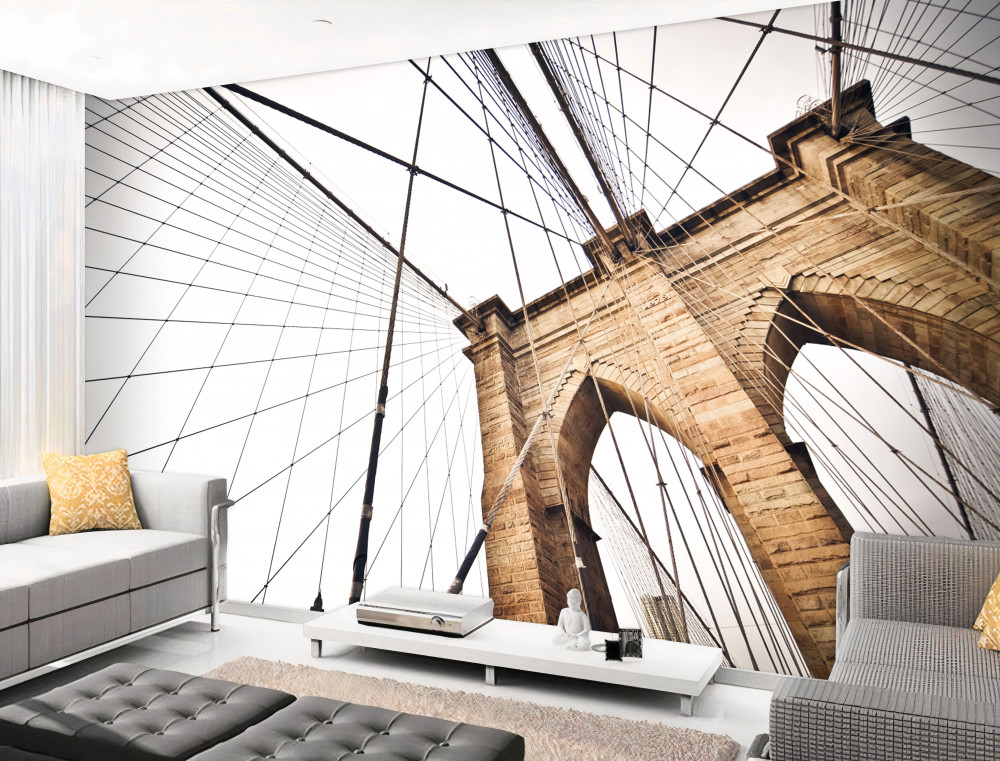 Fototapeta Architektura Mostu Brooklyńskiego