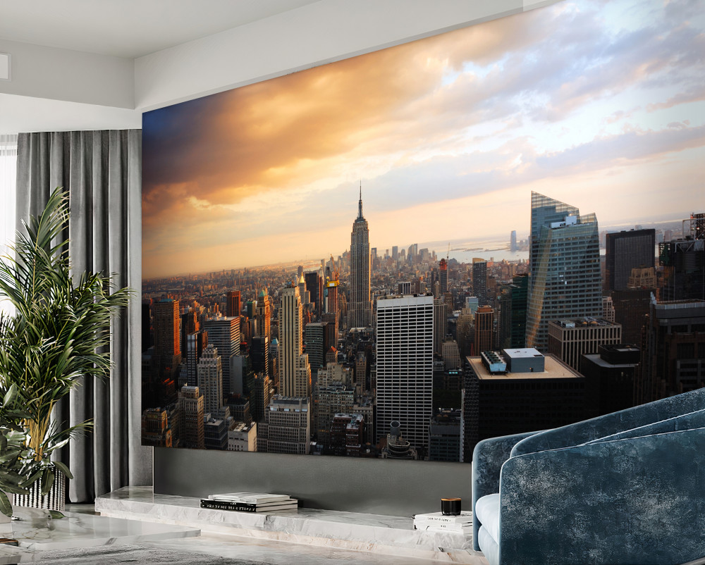 Fototapeta Panorama Nowego Jorku z góry