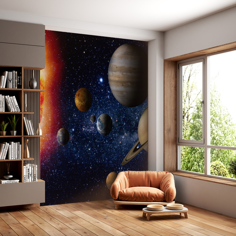 Fototapeta parada planet wokół słońca