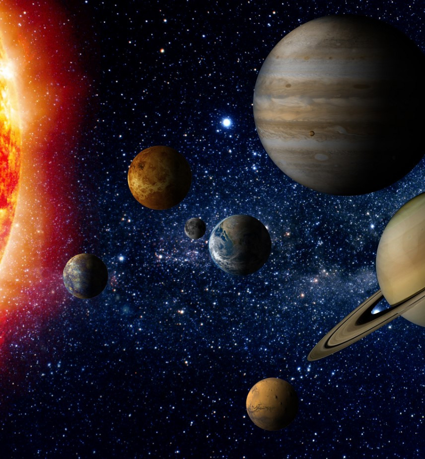 Fototapeta parada planet wokół słońca