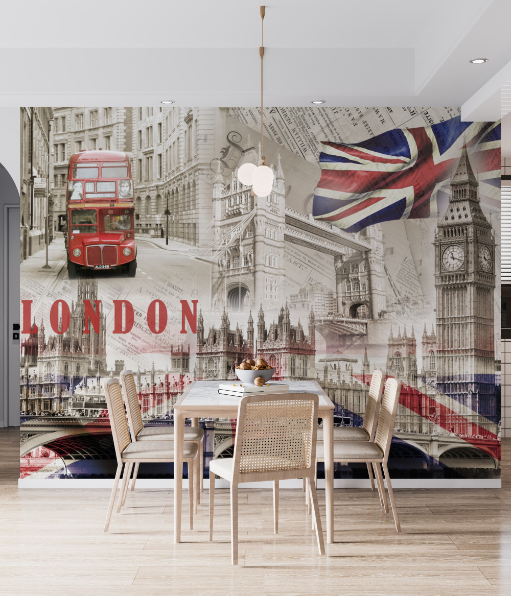 Fototapeta główne symbole Londynu