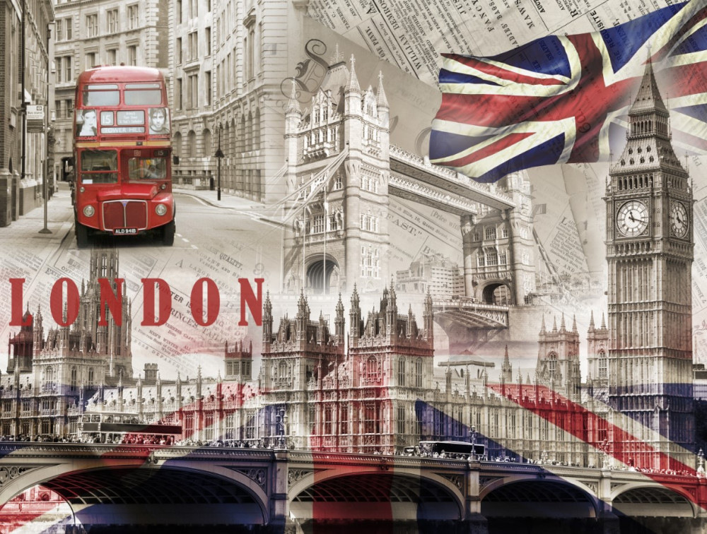 Fototapeta główne symbole Londynu