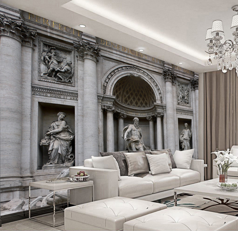 Fototapeta rzeźby przy Fontannie di Trevi