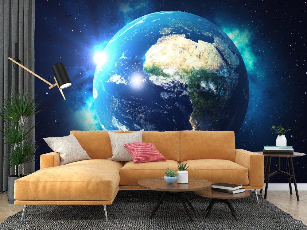 Fototapeta planeta Ziemia i Afryka