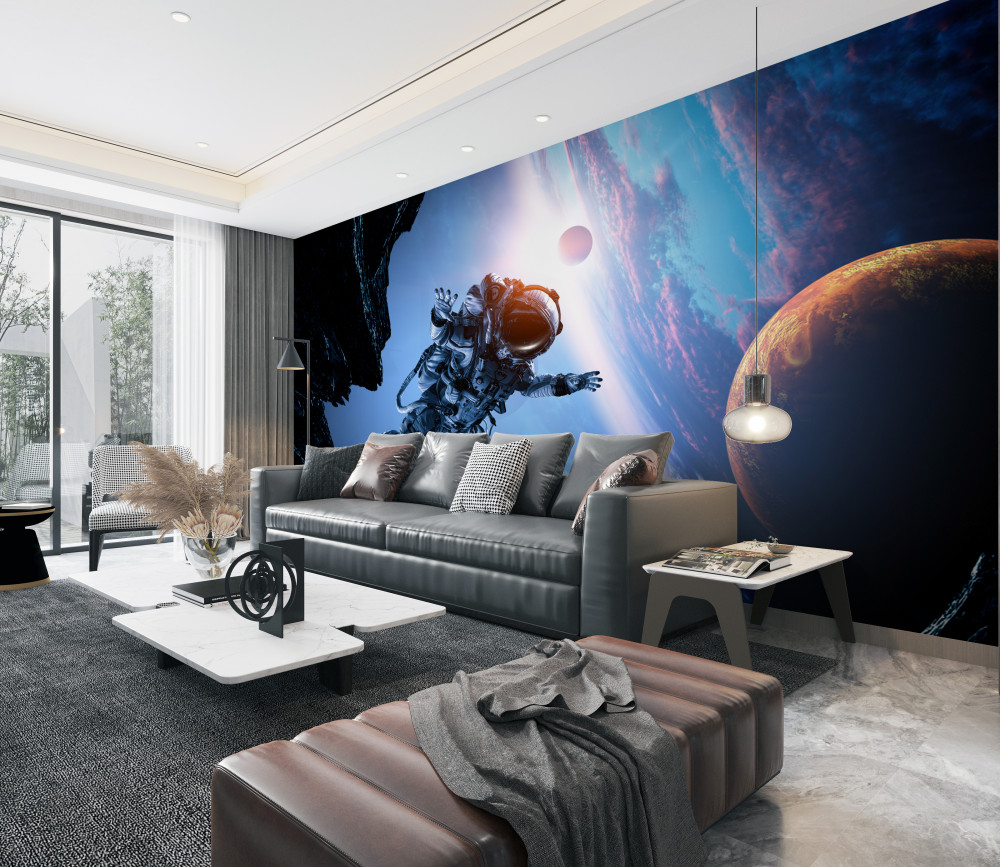 Fototapeta astronauta w kosmosie