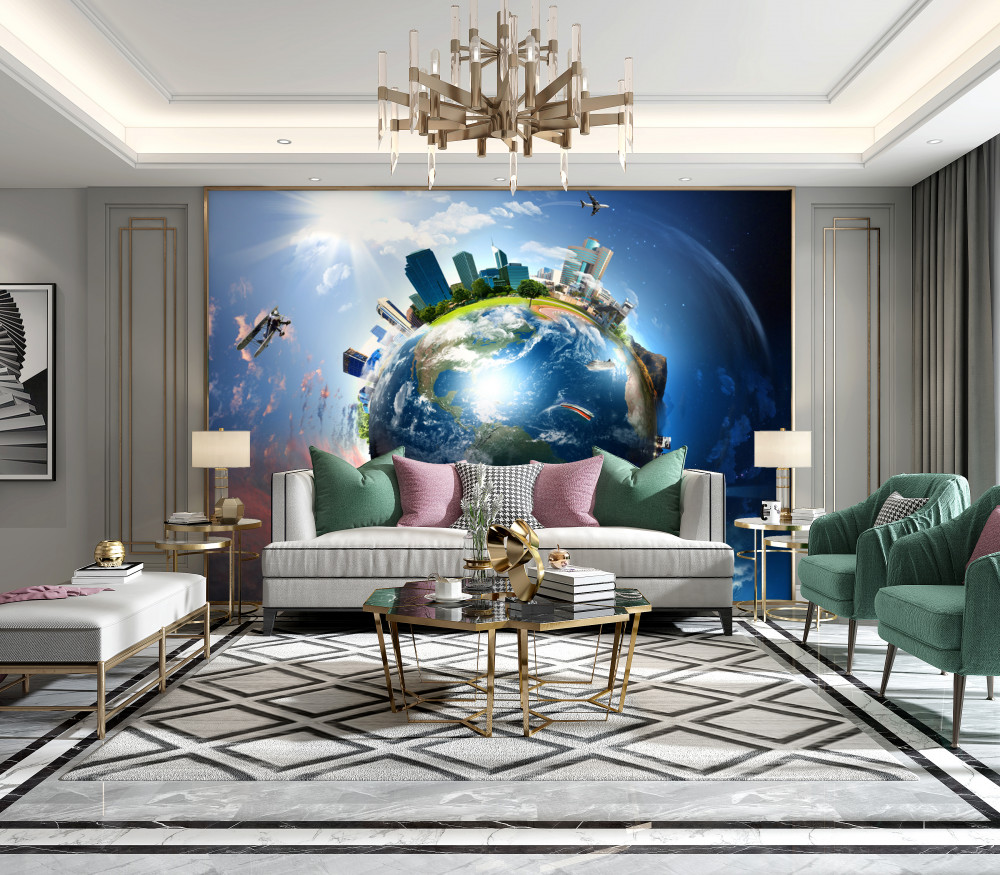 Fototapeta nowoczesny globus