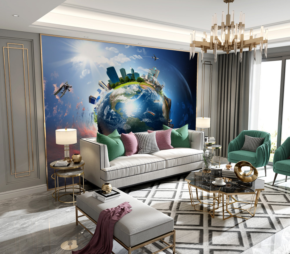 Fototapeta nowoczesny globus