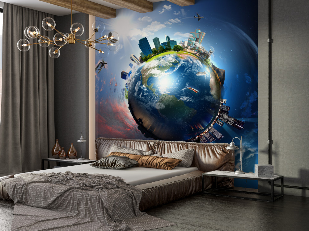 Fototapeta nowoczesny globus