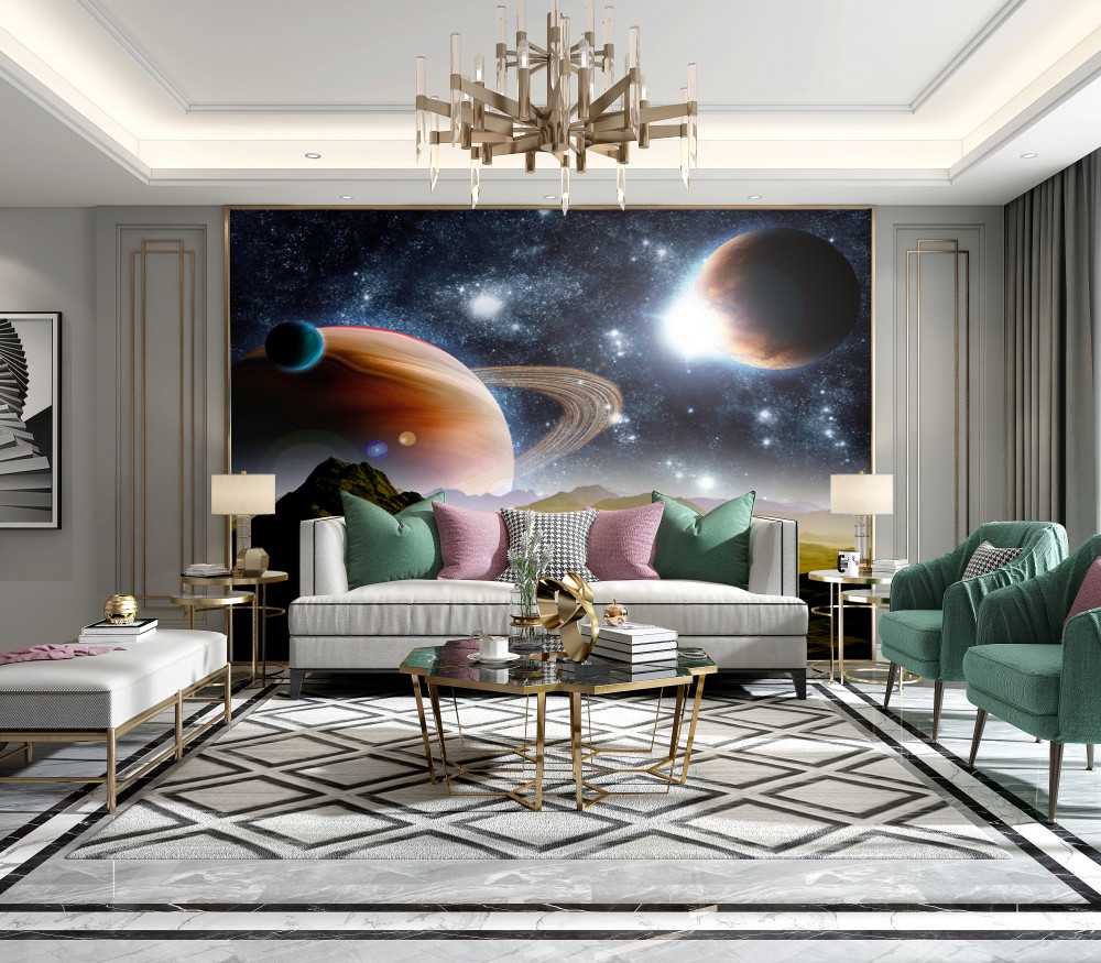Fototapeta planety w kosmosie