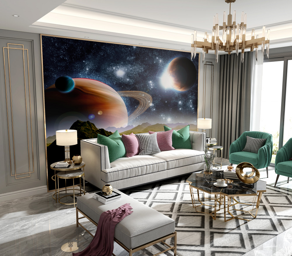 Fototapeta planety w kosmosie