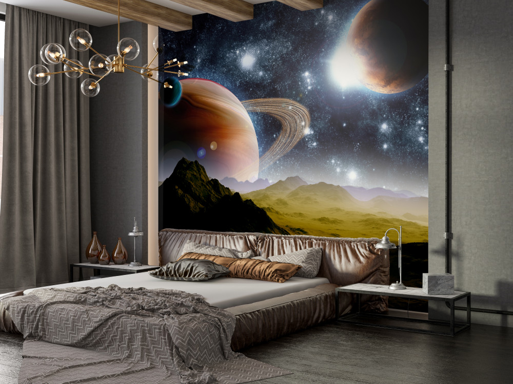 Fototapeta planety w kosmosie