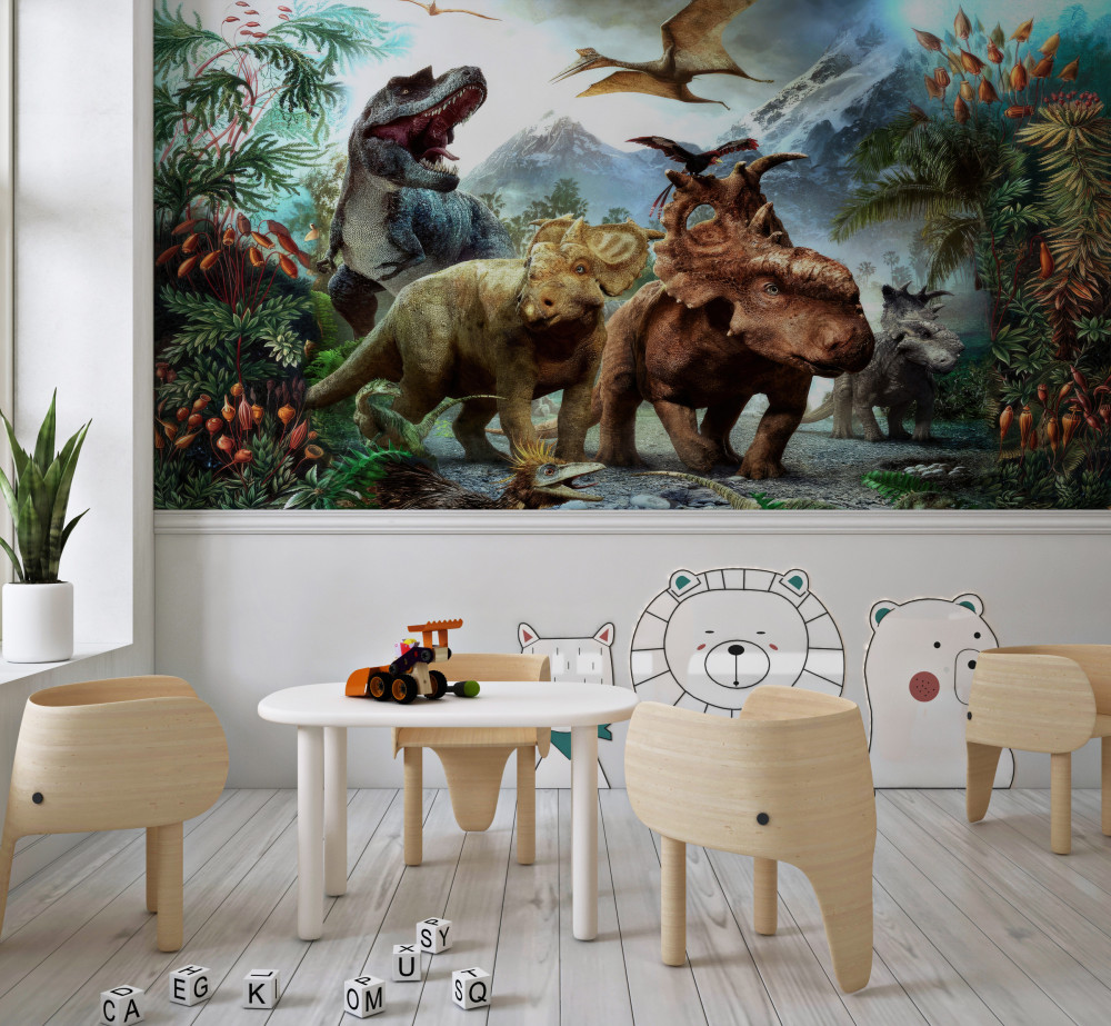 Fototapeta Dinozaury jurajskie