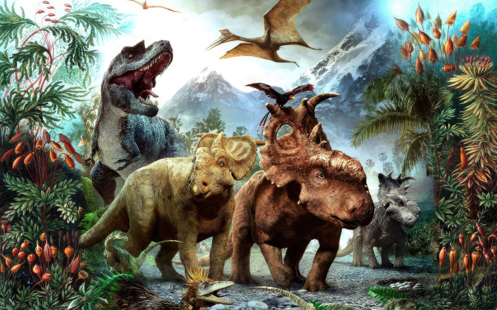 Fototapeta Dinozaury jurajskie