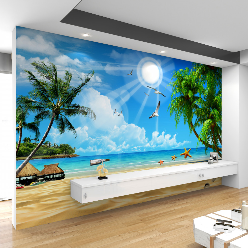 Fototapeta cichy raj na plaży