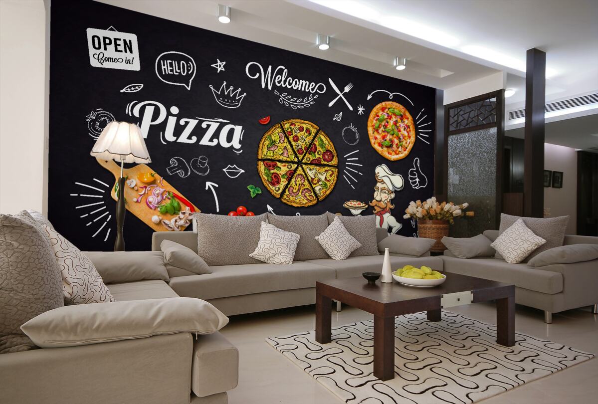 Fototapeta Szef kuchni pizzy