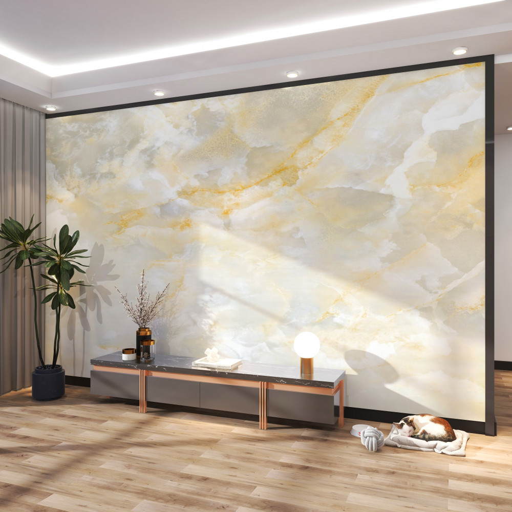 Fototapeta Płytki porcelanowe z białego onyksu