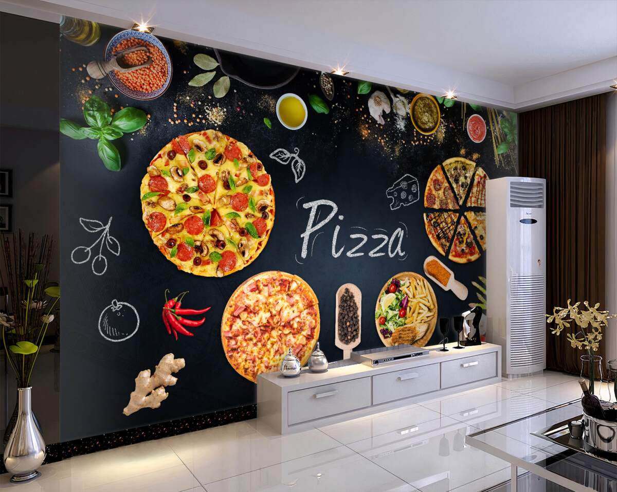 Fototapeta Pizza i inne produkty