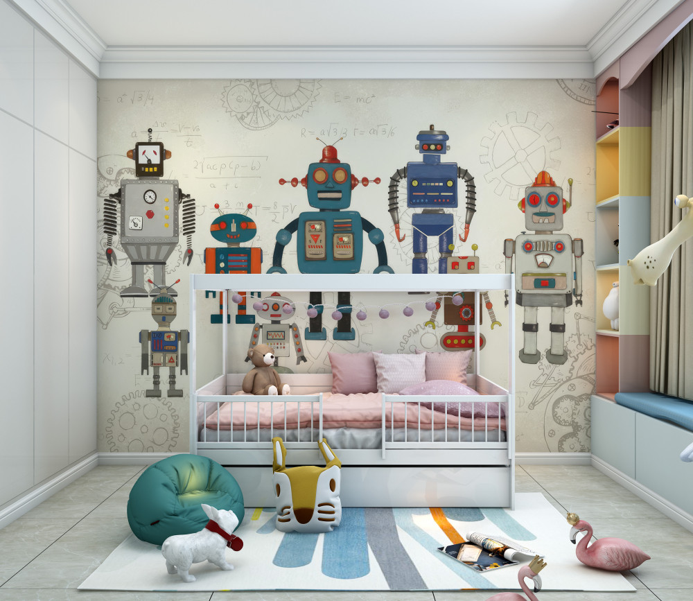 Fototapeta fajne roboty