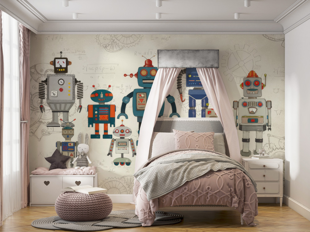 Fototapeta fajne roboty
