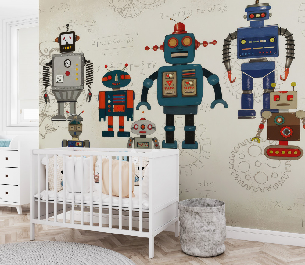 Fototapeta fajne roboty