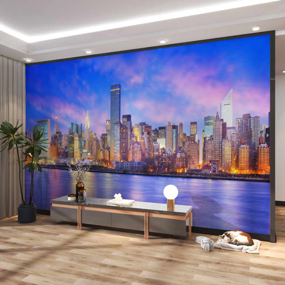 Fototapeta panorama drapaczy chmur miasta