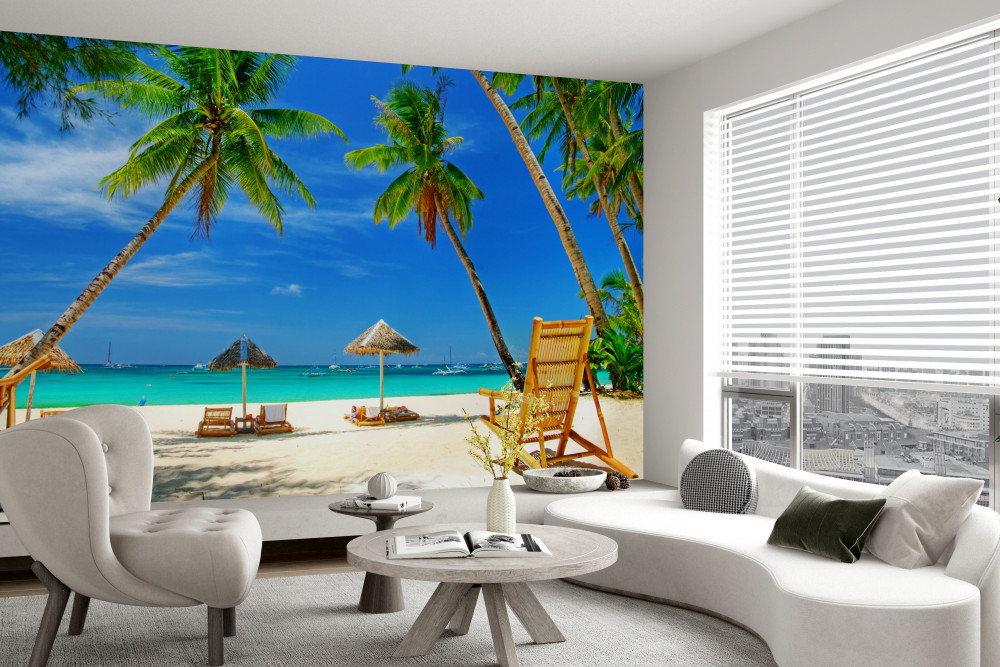 Fototapeta relaks na tropikalnej plaży