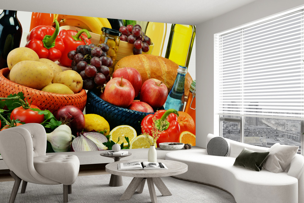 Fototapeta odpowiednie odżywianie na stole