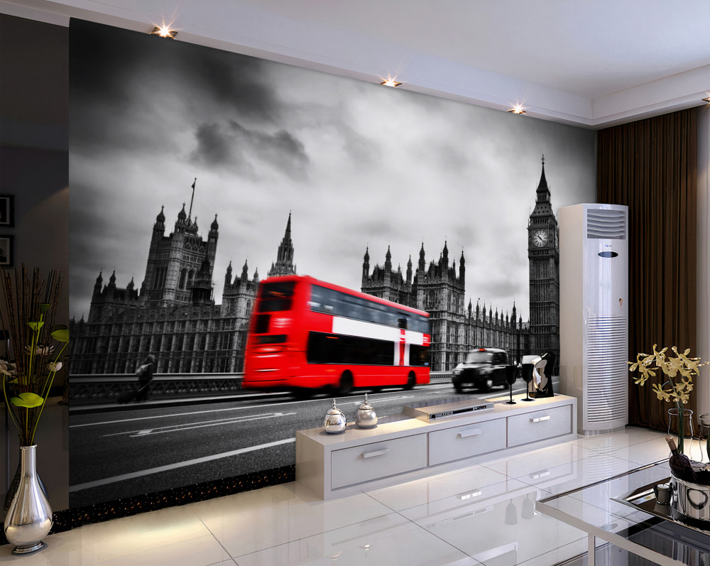 Fototapeta autobus na London Street