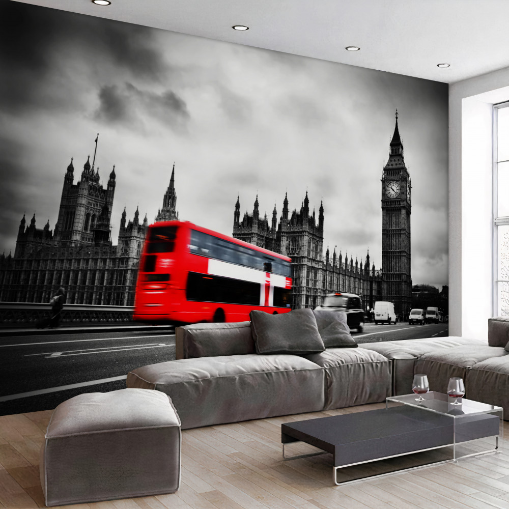 Fototapeta autobus na London Street