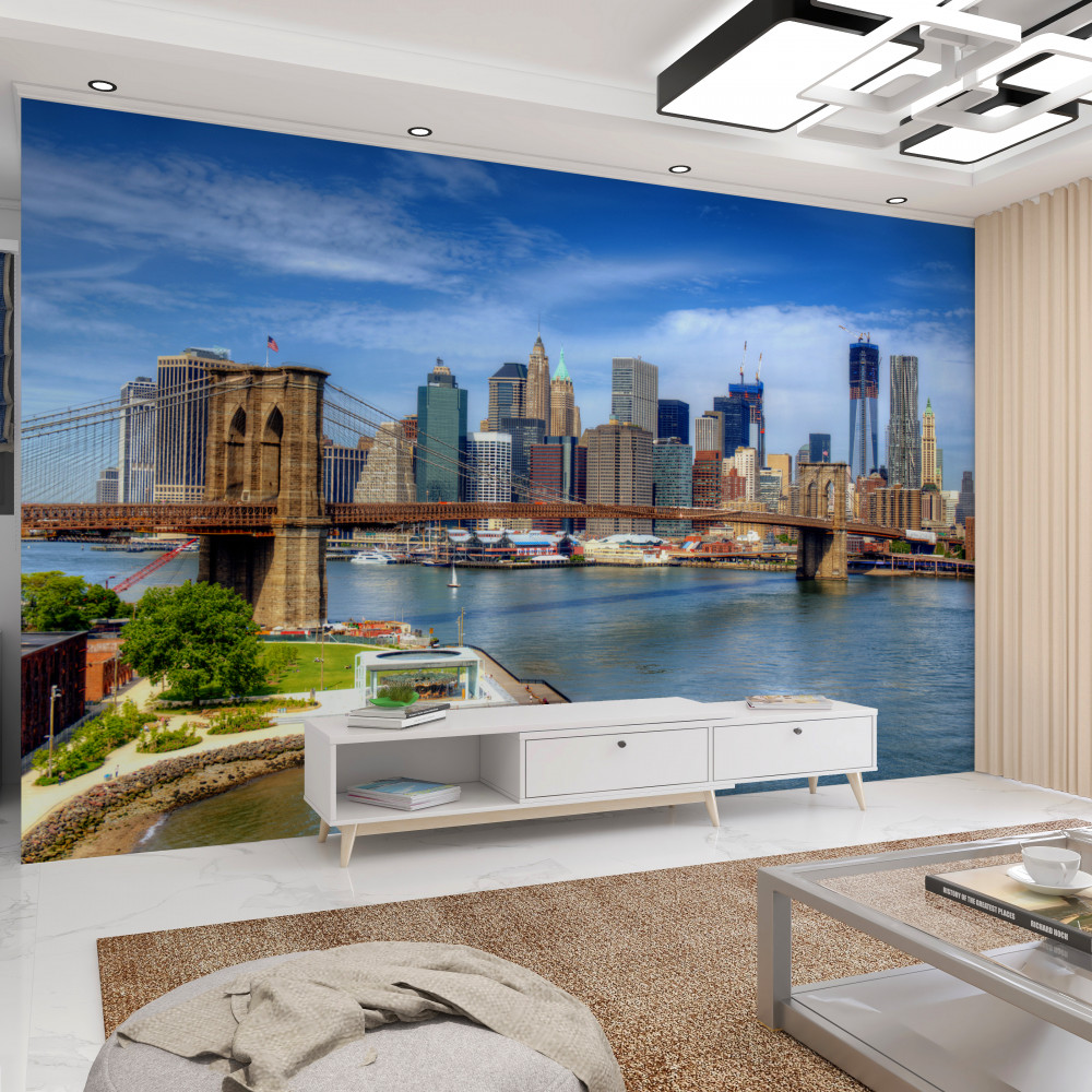 Fototapeta Most Brookliński i Dolny Manhattan