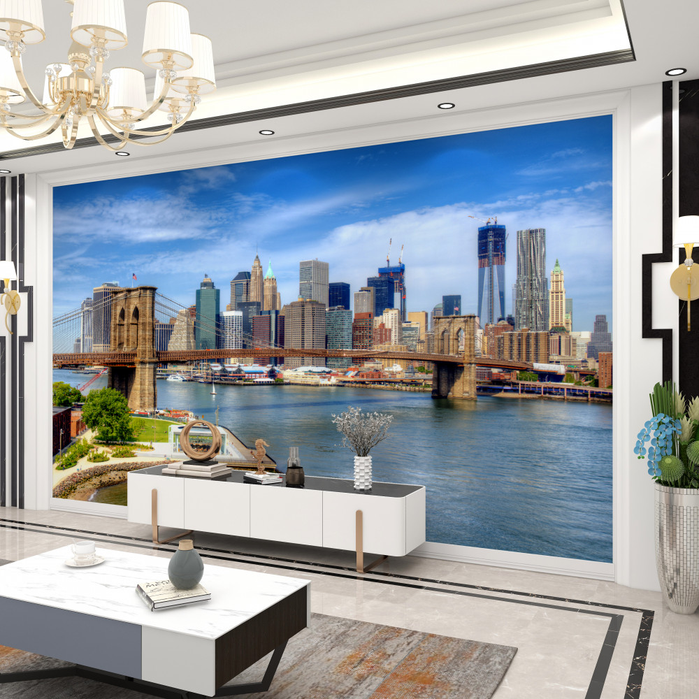 Fototapeta Most Brookliński i Dolny Manhattan