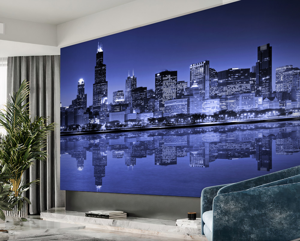 Fototapeta Chicago nocą