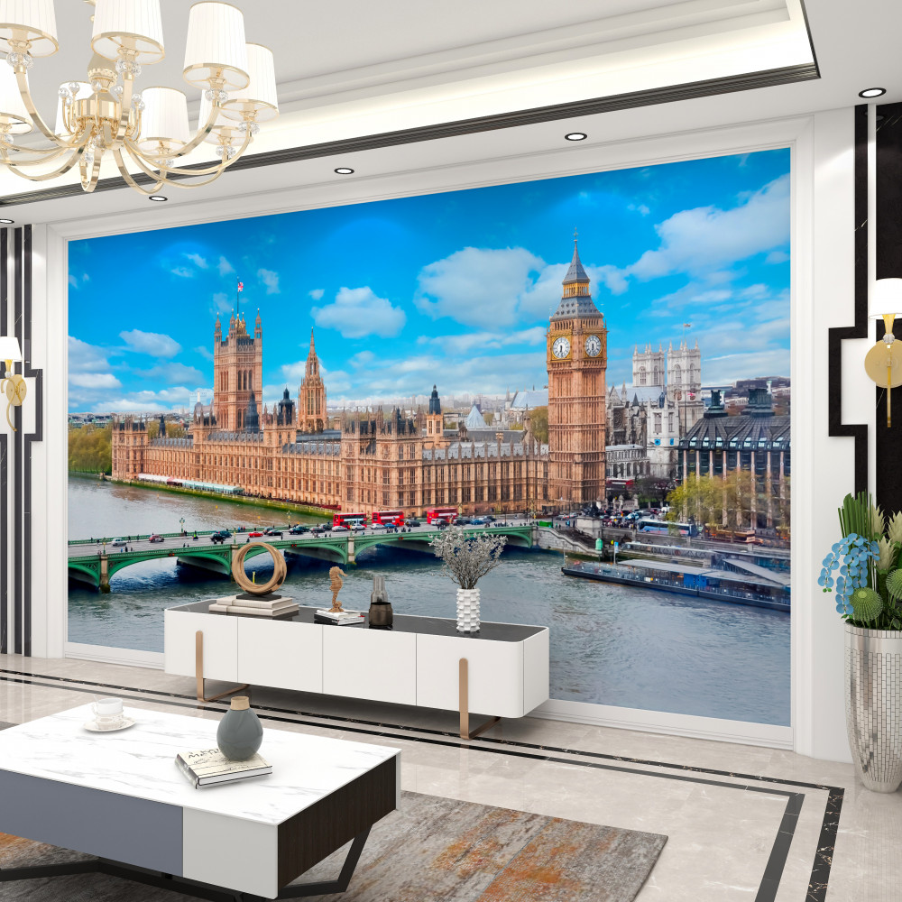Fototapeta serce londynu, big ben i parlament